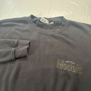 Modelo Cerveza Black Sweatshirt Size Small